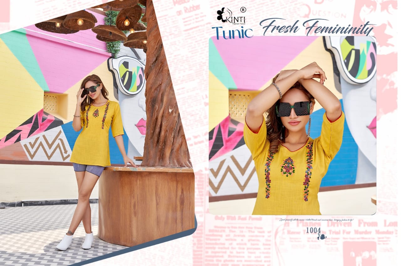 Kinti Tunic Western Wear Wholesale Ladies Top Catalog